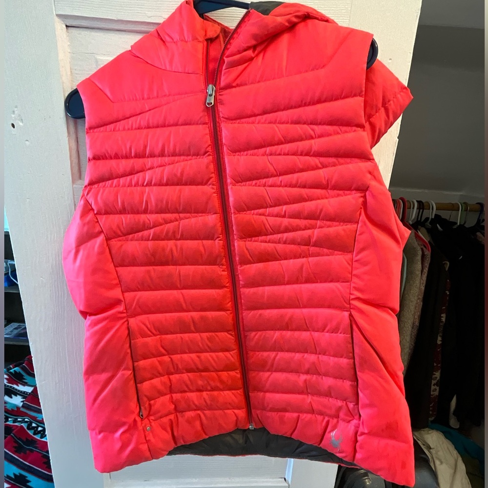 Bright pink Spider vest